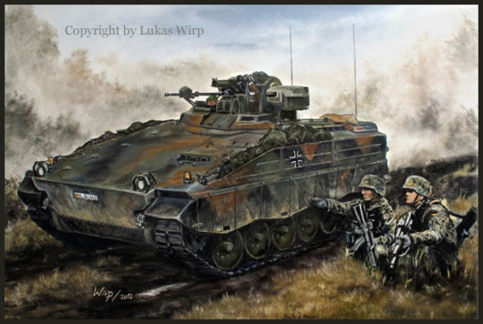 Bundeswehr Marder Panzer Heer Poster Bild Leinwand Lukas Wirp Militär