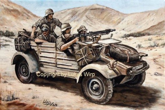 Kasserinpass, Gefecht, Afrika Korps, Kübelwagen