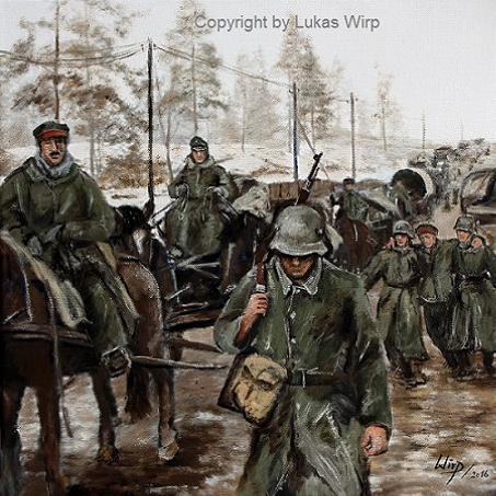 1. Weltkrieg, Bilder, Militär, Maler, Lukas Wirp