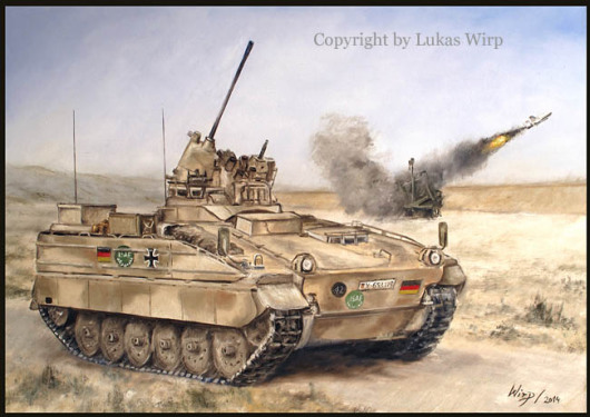 Panzergrenadiere in Afghanistan - Schuetzenpanzer Marder