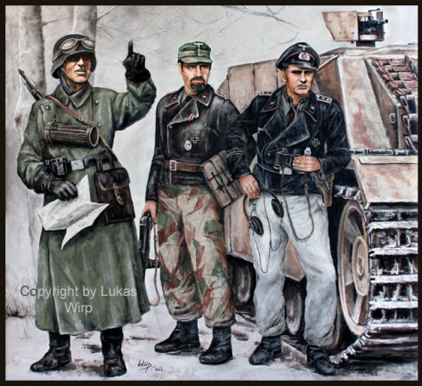Panzer der Division Großdeutschland an der Ostfront