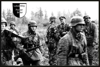 Soldaten der Waffen SS Division Frundsberg