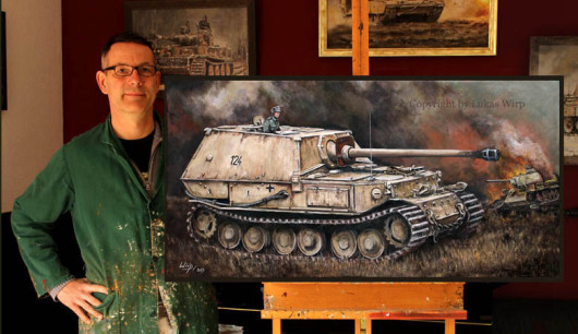 Jagdpanzer Elefant SdKfz. 184 Gemälde