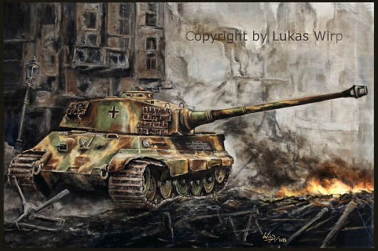 Tiger Panzer der Waffen SS Berlin 1945
