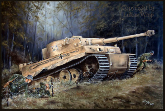 Panzerschlacht bei Budapest 1944, Tiger I