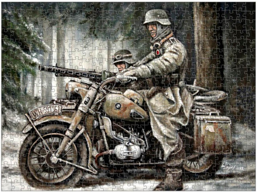Puzzle BMW Krad 2. Weltkrieg