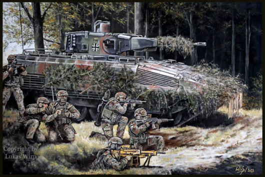 Panzergrenadiere mit Schützenpanzer Puma