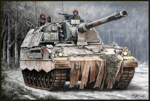 Haubitze 2000 der Bundeswehr Panzer - Artillerie