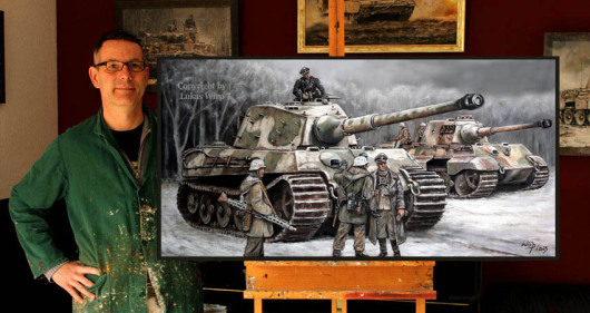 Einzigartige Militär Bilder von Künstler Lukas Wirp