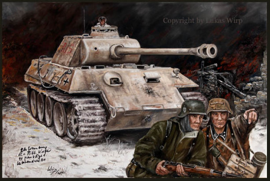 Panther V der Waffen SS Division Leibstandarte in Bildern