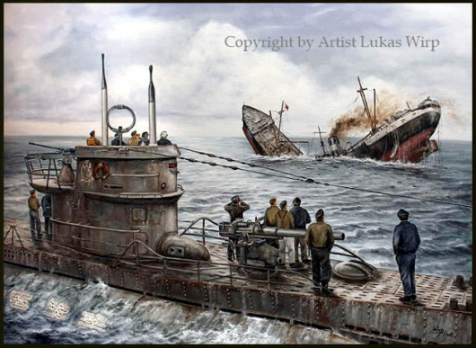 U-Boot Gemälde