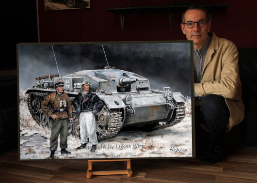 Panzer Bilder von Militärmaler Lukas Wirp