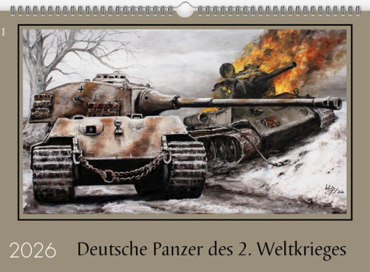 Kalender Deutsche Panzer 2. Weltkrieg