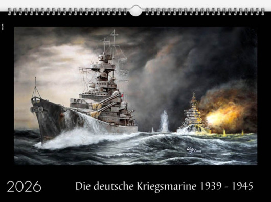 Kalender 2026 Die Deutsche Kriegsmarine