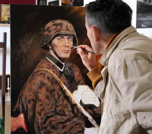 Waffen SS Gemälde im 3. Reich