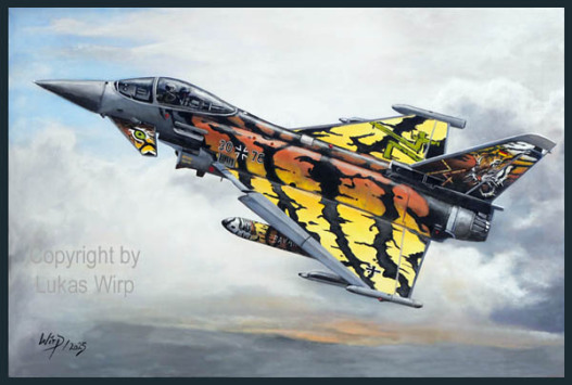 Luftwaffen Bild / Bundeswehr Eurofighter Bavarian Tiger JG74