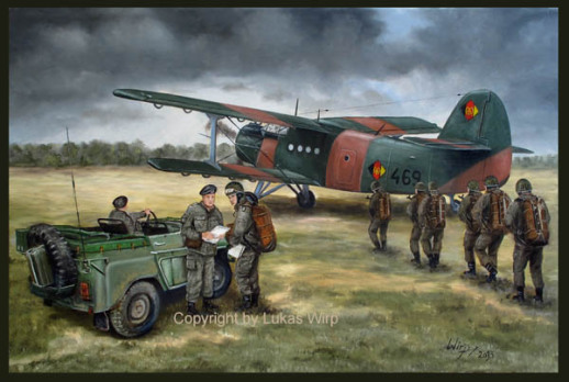 Fallschirmjäger Bild / Das FJB 40 der Nationalen Volksarmee NVA der DDR