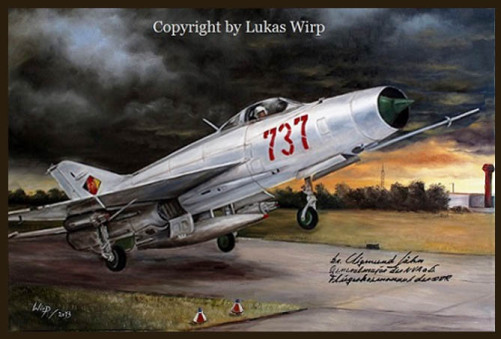 DDR Sigmund Jähn Bilder mit seiner MiG 21