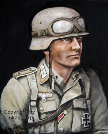 Feldwebel mit Stahlhelm und EK1 EK2