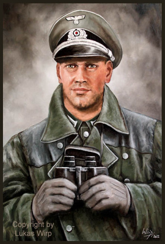 Die Wehrmacht in Russland - Offiziers Gemälde
