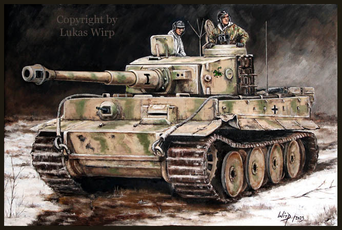 Lukas Wirp Tasse – Tiger Panzer Militärdruck, 0,33 L, Spülmaschinengeeignet